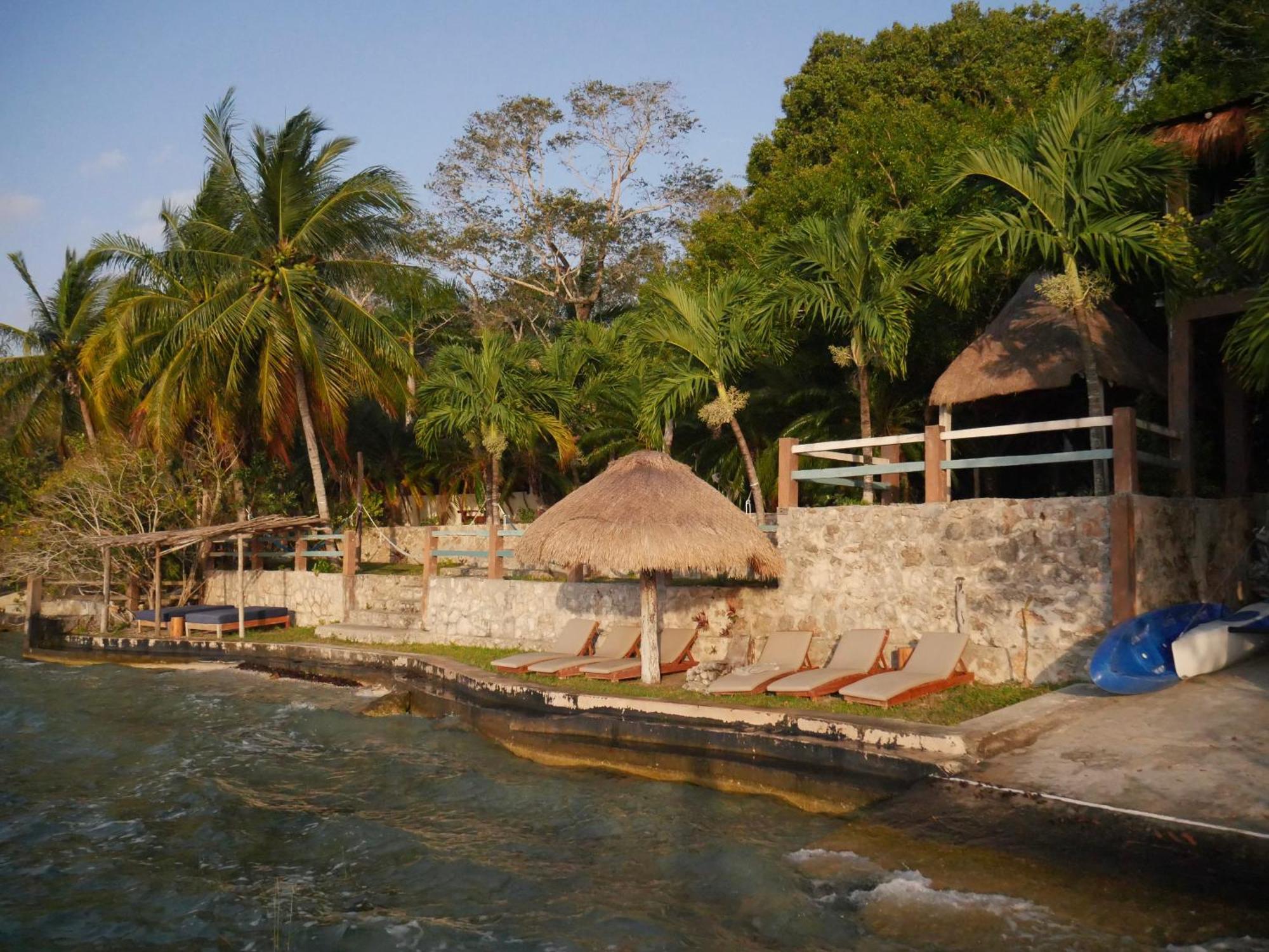 Sanctuary Mayan Villa Bacalar Bagian luar foto